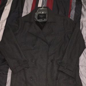 Heather Gray Peacoat